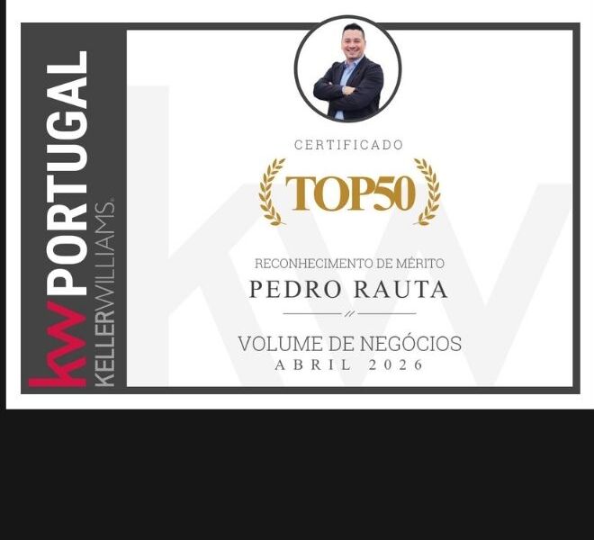 Certificado Top 50 Keller Williams Portugal